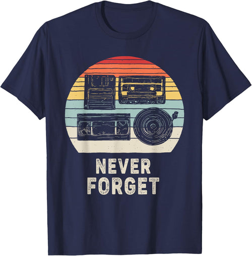 Vintage Retro Never Forget Nostalgia