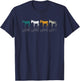 Retro Donkey T-Shirt - T-Shirt | Navy