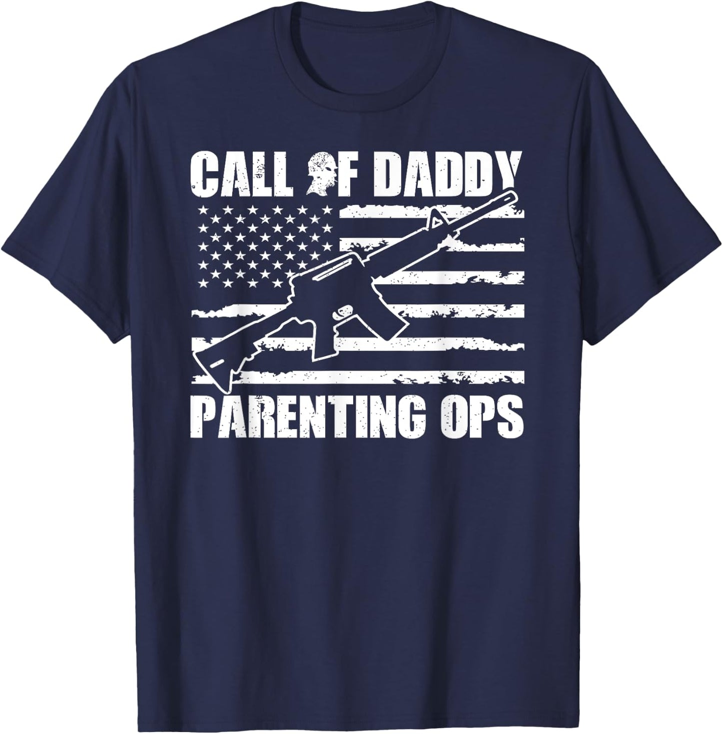 Call of Daddy Parenting Ops fathers day gaming dad gamer T-Shirt - T-Shirt | Navy