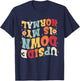Upside Down Is My Normal Little Girls Gymnastics Gymnast T-Shirt - T-Shirt | Navy