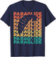 Retro Vintage Paragliding Gift Paragliders T-Shirt - T-Shirt | Navy
