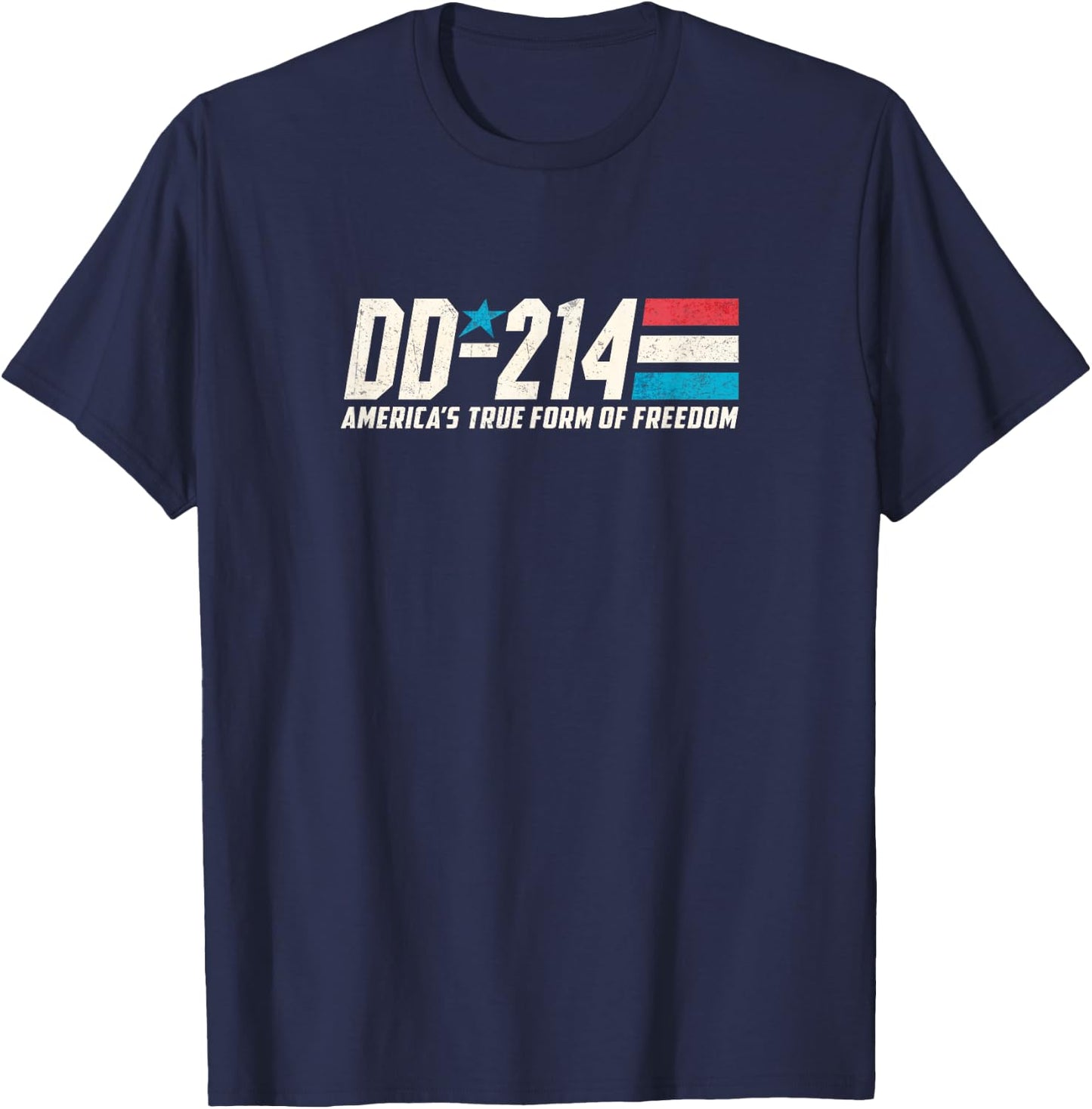 DD-214 Armed Forces Military Alumni Vintage Veteran T Shirt T-Shirt - T-Shirt | Navy