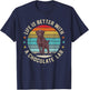 Chocolate Lab Dog Owner Dog Dad Mom Brown Labrador Retriever Men Women Kids T-Shirt - T-Shirt | Navy