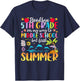 5th Grade Graduation Way To Middle School But First Summer T-Shirt - T-Shirt | Navy