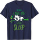 Panda Men Women Panda Lover Gift Panda T-Shirt - T-Shirt | Navy