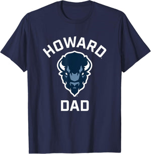 Howard University Bison Arched Dad T-Shirt - T-Shirt | Navy