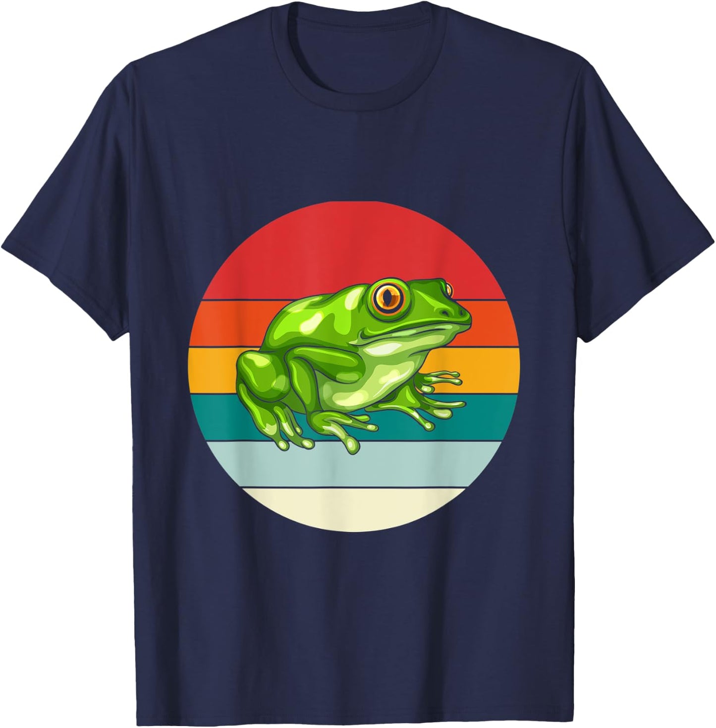 Rainforest Animal Amphibia Gift Frog T-Shirt - T-Shirt | Navy