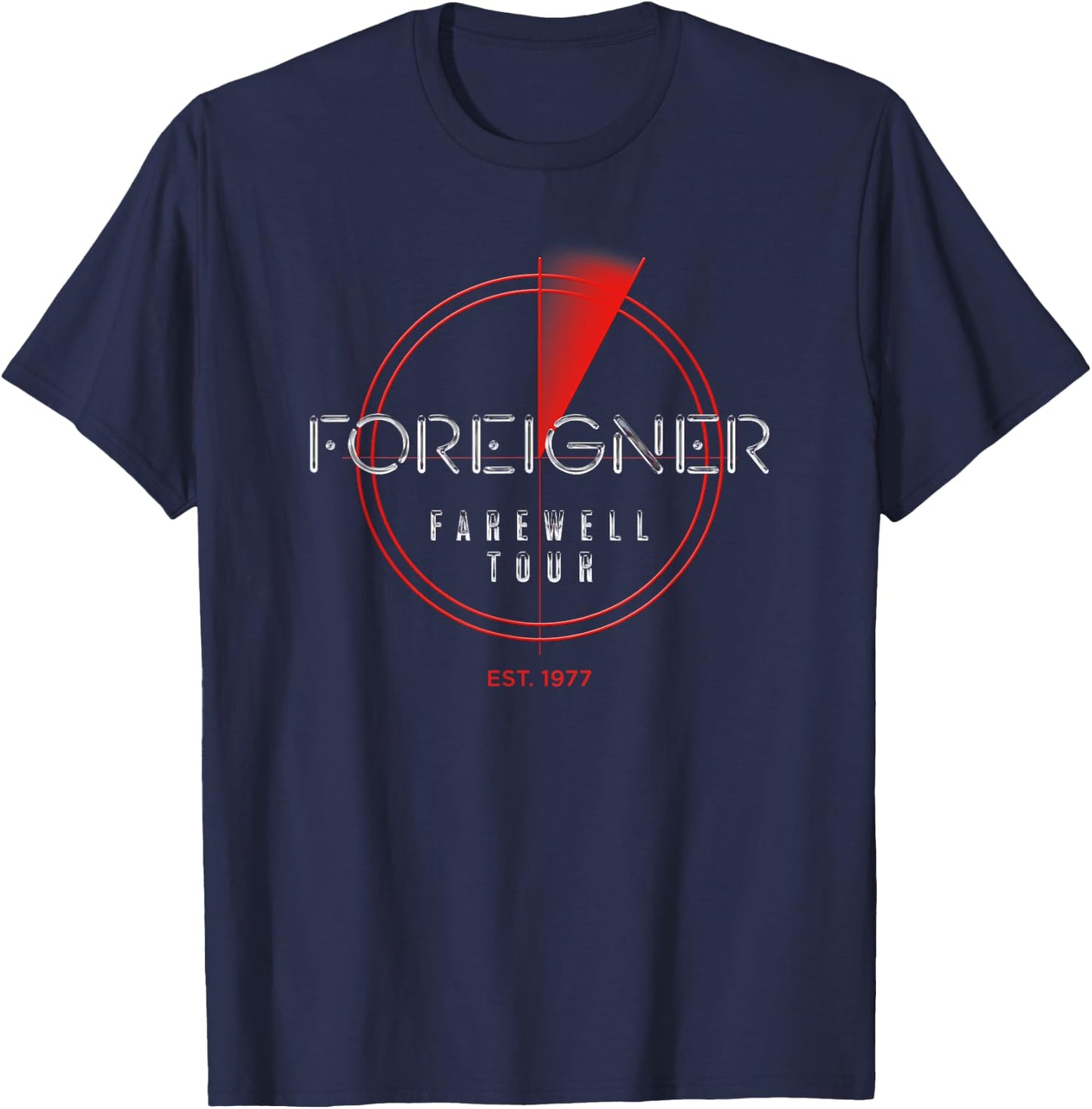 Foreigner Farewell Tour T-Shirt - T-Shirt | Navy