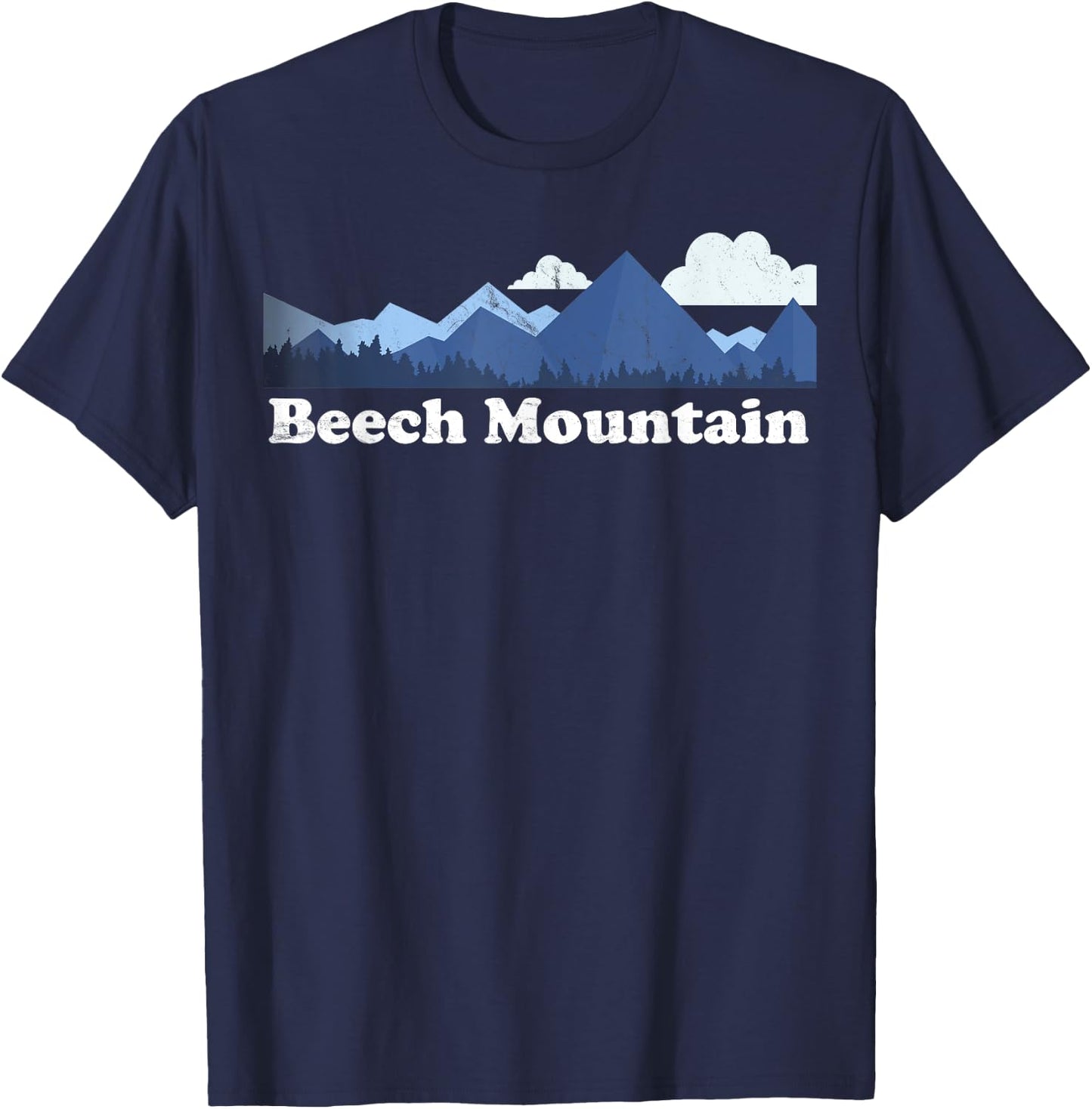Beech Mountain North Carolina Blue Ridge Mountains NC T-Shirt - T-Shirt | Navy
