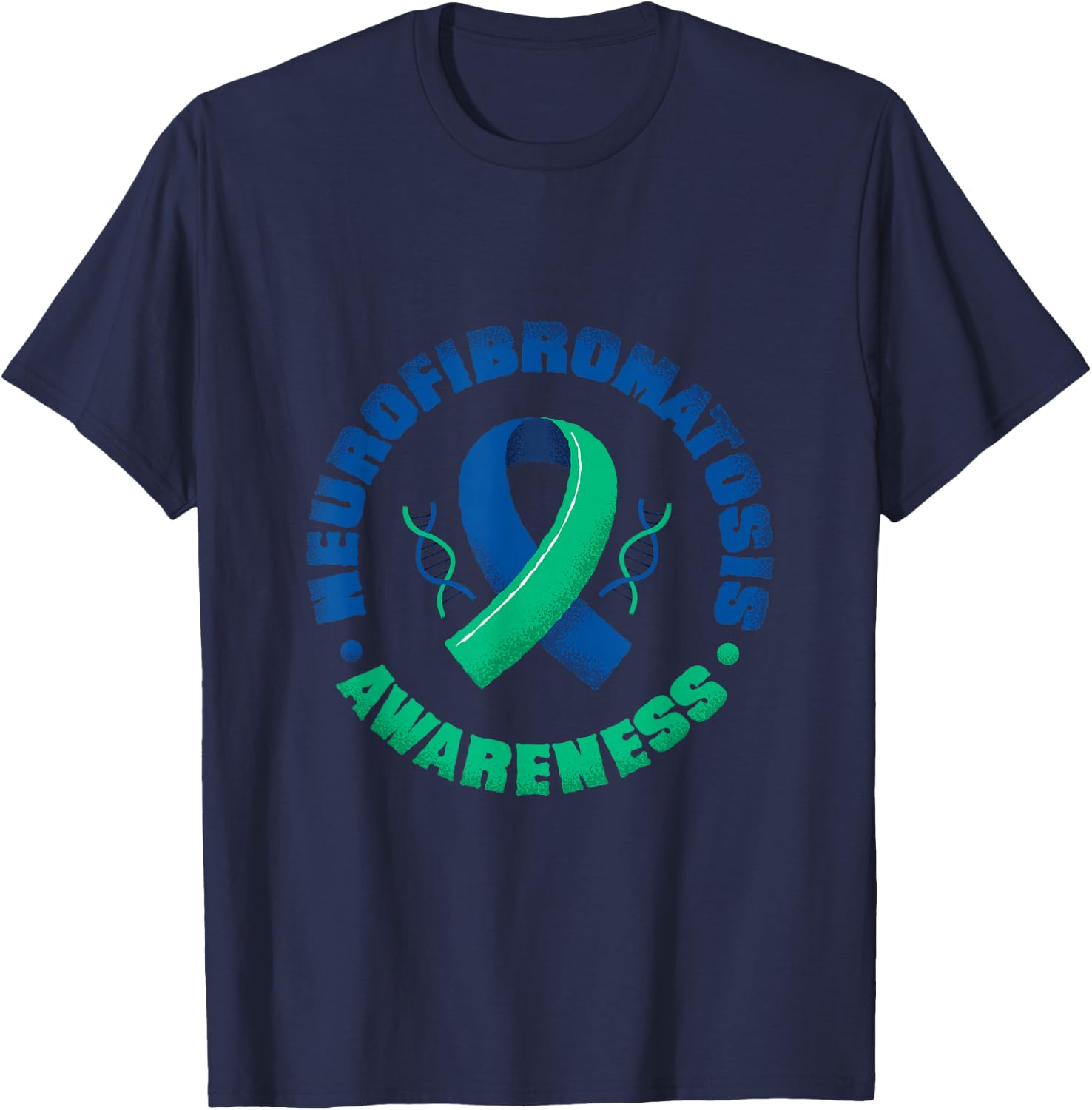 NF Awareness Designs by Vcore T-Shirt - T-Shirt | Navy