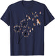 Beagle Flower Fly Dandelion for dad and mom and kids funny T-Shirt - T-Shirt | Navy