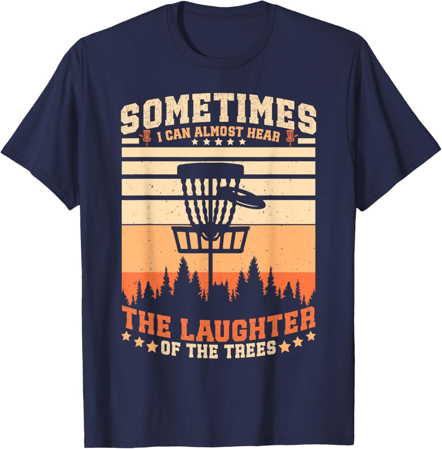 Funny Disc Golfer Disc Golfing T-Shirt - T-Shirt | Navy