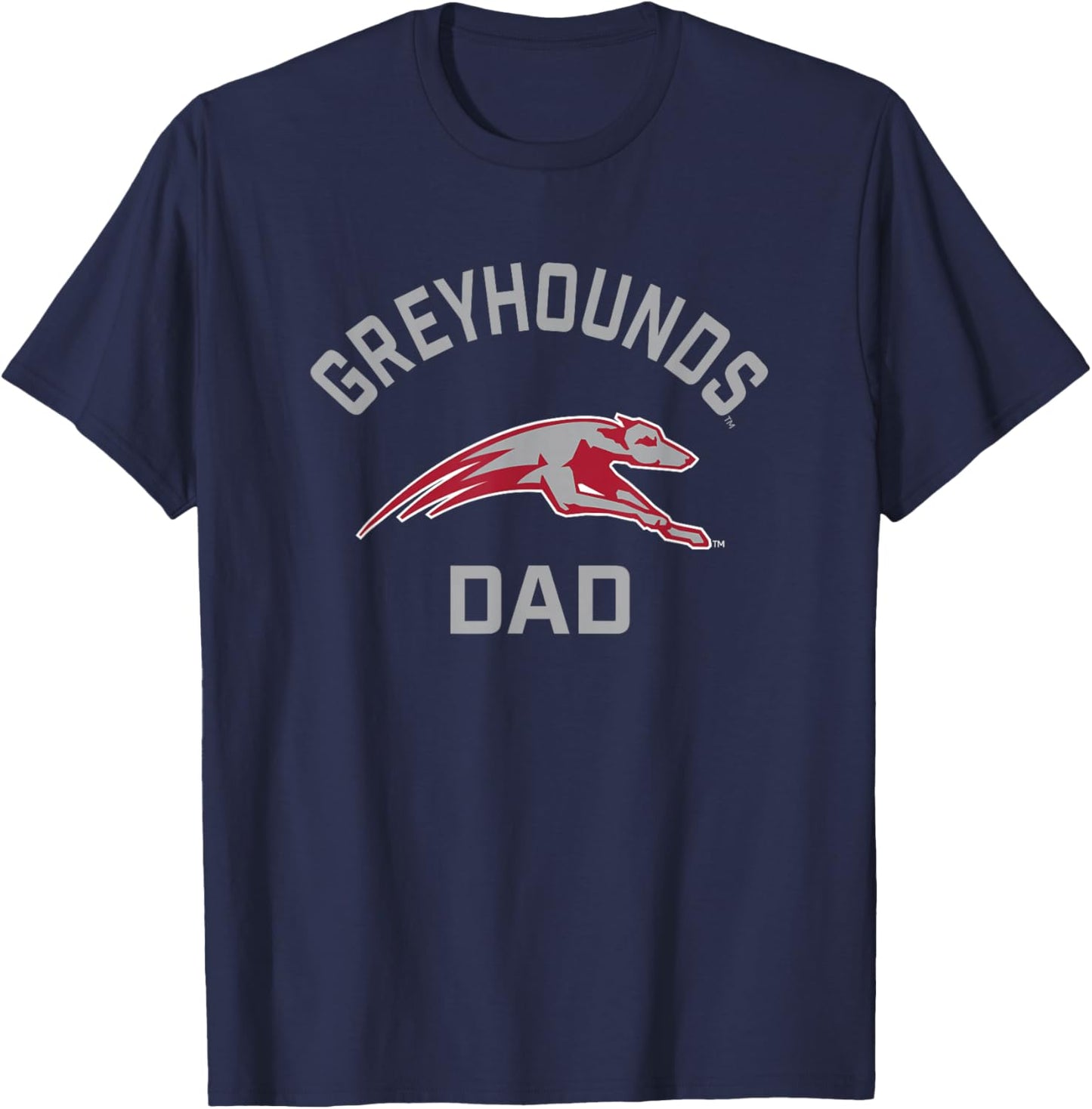 University of Indianapolis UIndy Greyhounds Arched Dad T-Shirt - T-Shirt | Navy