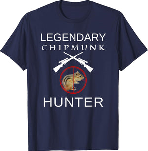 Legendary Chipmunk Hunter T-Shirt - T-Shirt | Navy