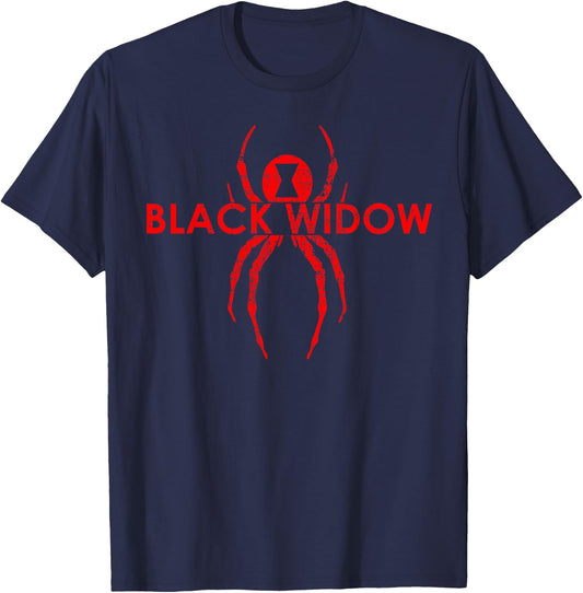 Black Widow Spider Gift T-Shirt - T-Shirt | Navy