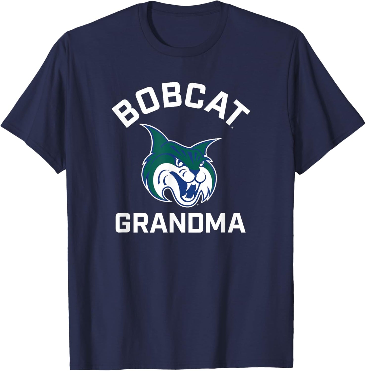 Georgia College GCSU Bobcats Arched Grandma T-Shirt - T-Shirt | Navy