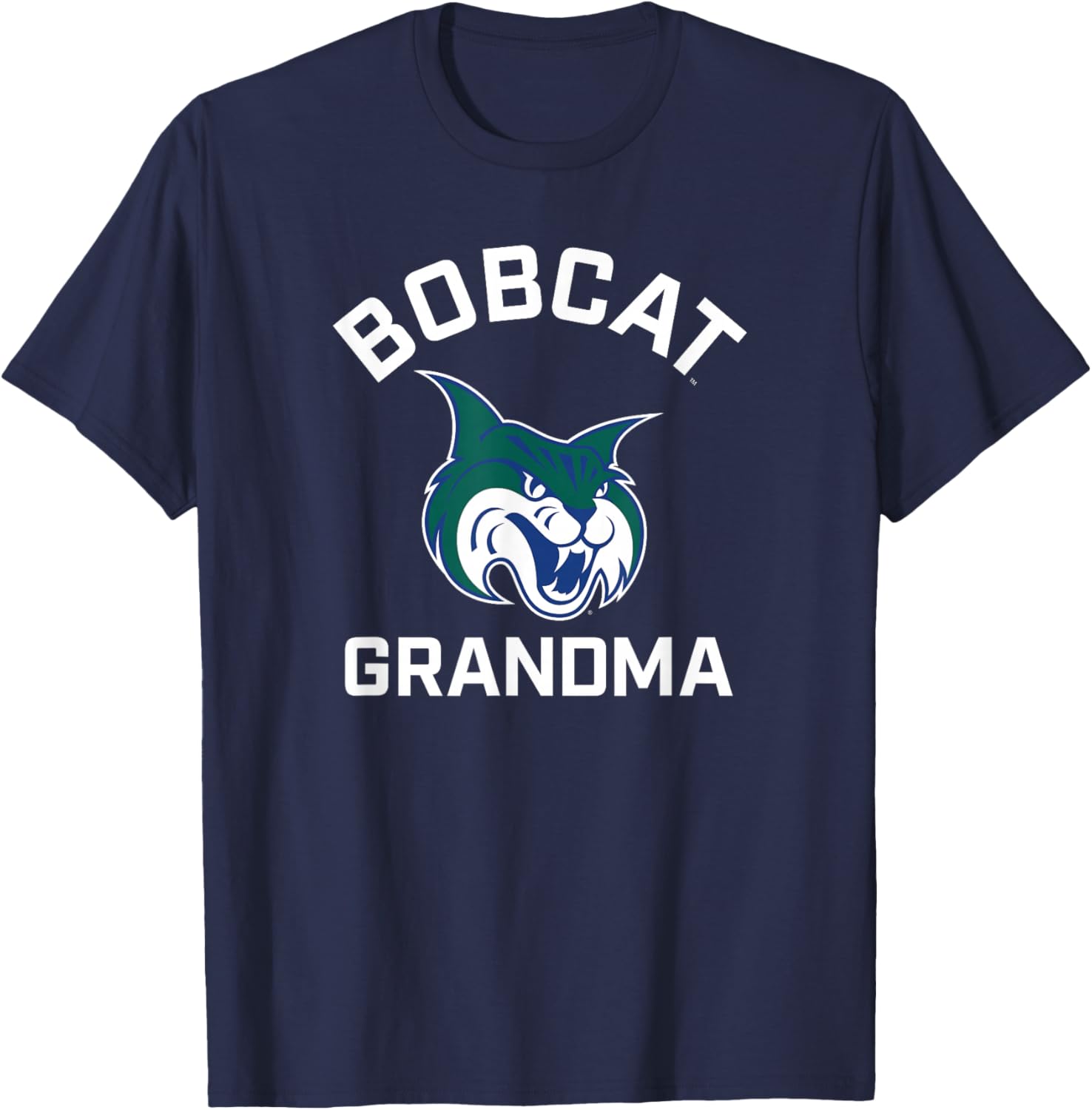 Georgia College GCSU Bobcats Arched Grandma T-Shirt - T-Shirt | Navy