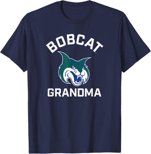 Georgia College GCSU Bobcats Arched Grandma T-Shirt - T-Shirt | Navy