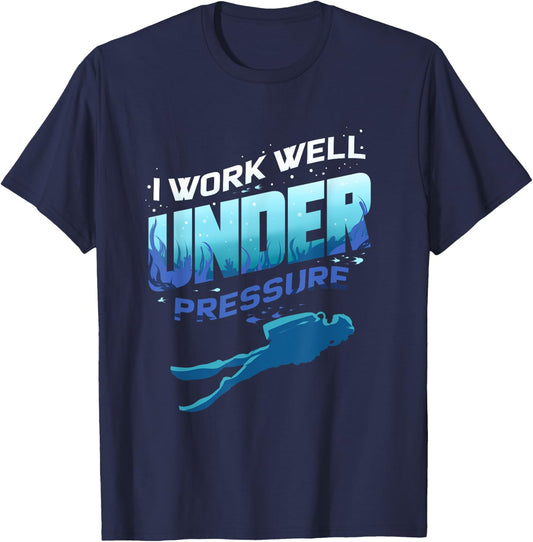 Funny Scuba Diver Quote Underwater for Diving Scuba Dive T-Shirt - T-Shirt | Navy