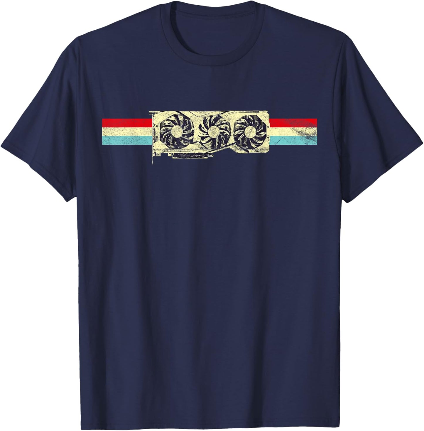 GPU Hardware Developer Computer Scientist Geek Graphics Card T-Shirt - T-Shirt | Navy