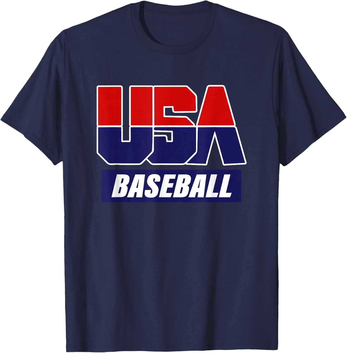 Baseball 2024 USA T-Shirt - T-Shirt | Navy