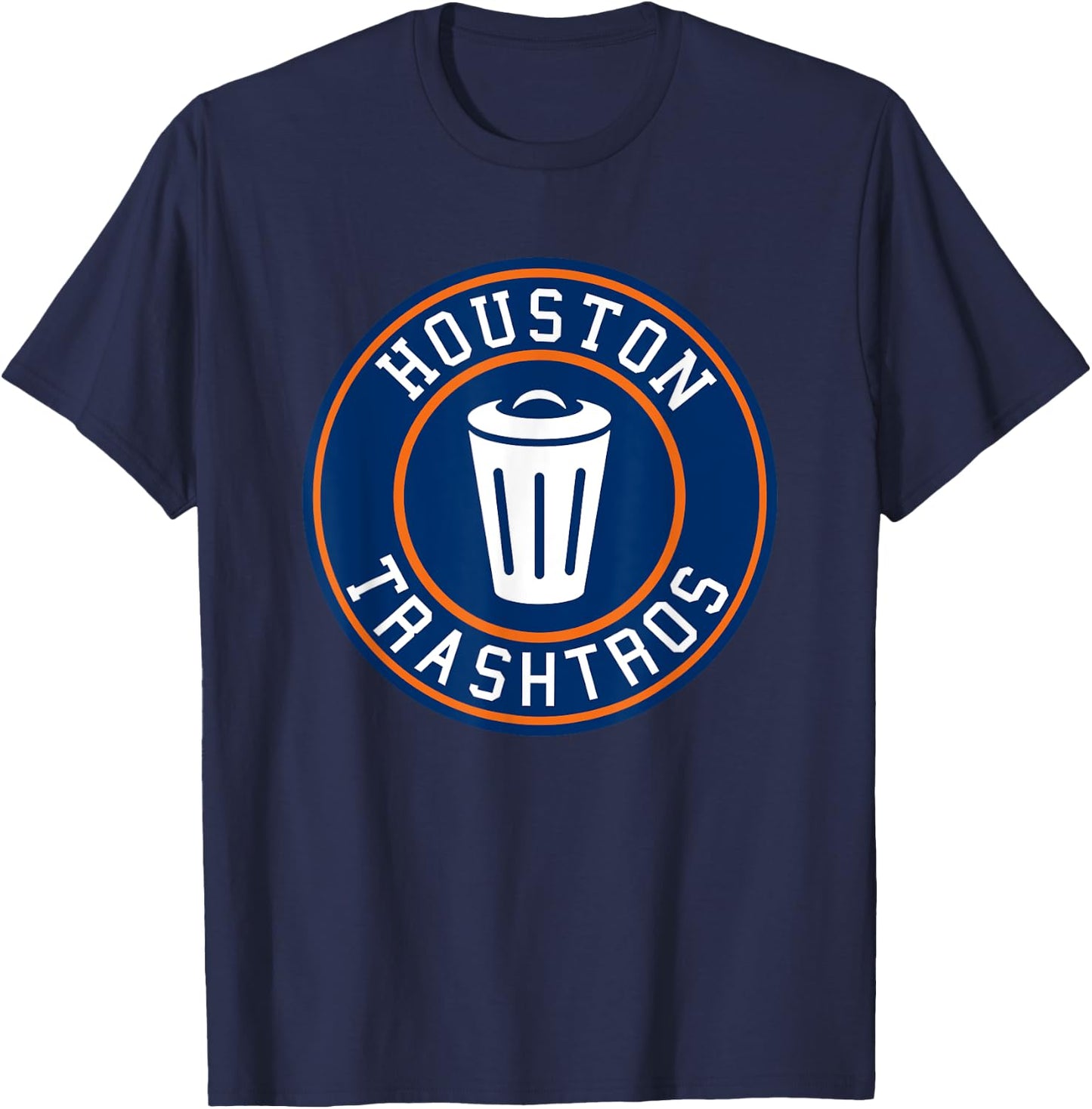 Houston Cheaters Sign Stealing Trashtros Baseball Gift T-Shirt - T-Shirt | Navy