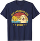 Best Labrador Retriever Dad Ever Vintage Lab Dad Design T-Shirt - T-Shirt | Navy