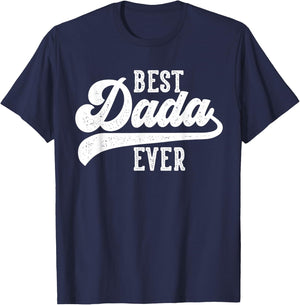 Best Dada Ever Gifts From Kids Dada Birthday T-Shirt - T-Shirt | Navy