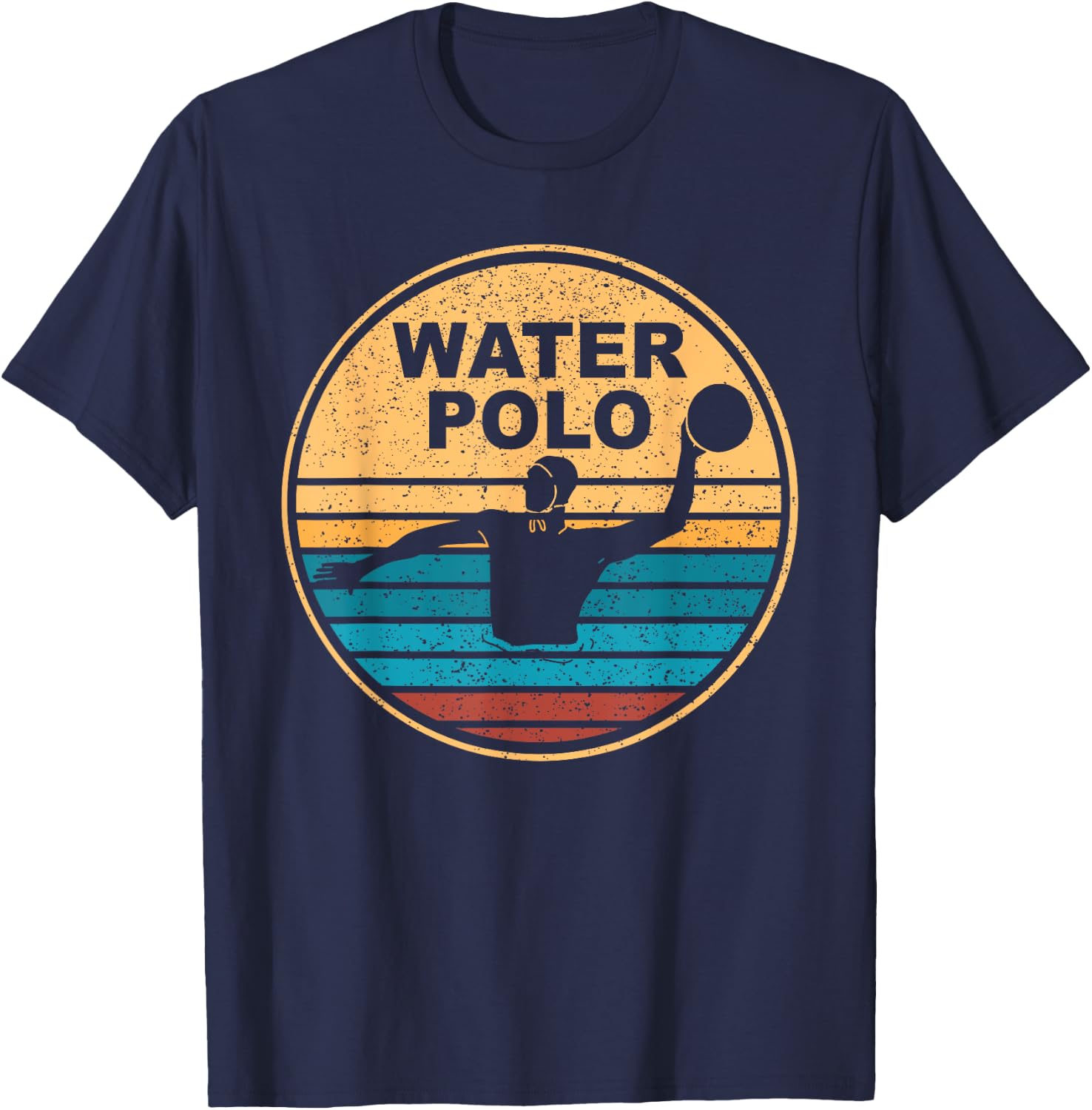 Water polo sport water ball player water polo T-Shirt - T-Shirt | Navy