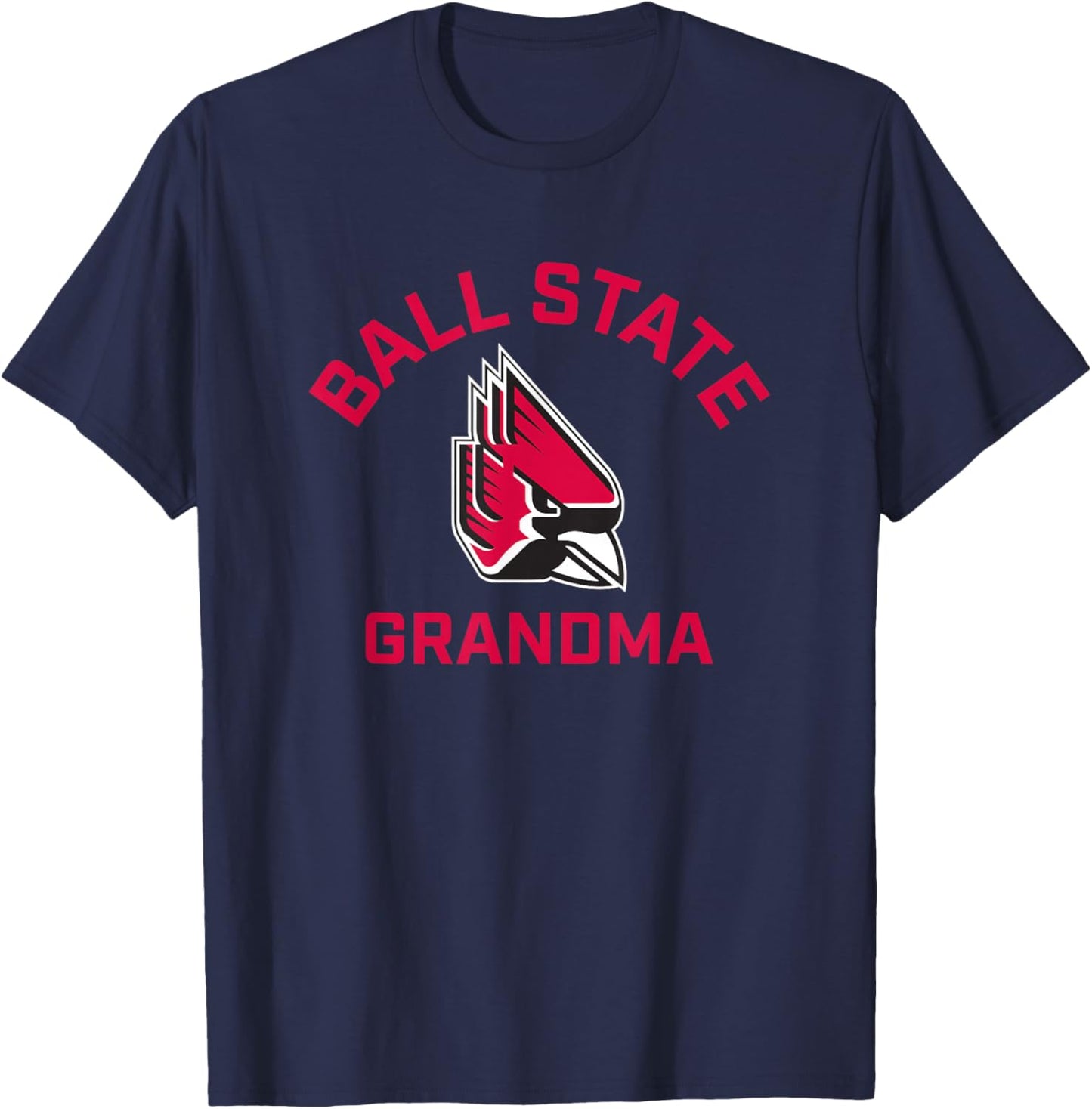Ball State University Cardinals Arched Grandma T-Shirt - T-Shirt | Navy
