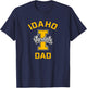University of Idaho Vandals Arched Dad T-Shirt - T-Shirt | Navy