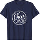 Cheer Coach Funny Design Cute Cheer Coach Cool Coaching T-Shirt - T-Shirt | Navy