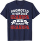 Promoted From Dog Grandpa To Human Grandpa T-Shirt - T-Shirt | Navy