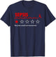 Sepsis Review Very Bad Would Not Recommend 1 Star Rating T-Shirt - T-Shirt | Navy