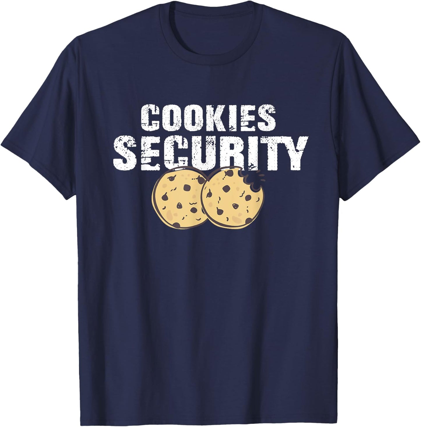 Cookies Security - Scout For Girls T-Shirt - T-Shirt | Navy