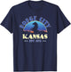 Dodge City Kansas KS Wild Horse T-Shirt - T-Shirt | Navy