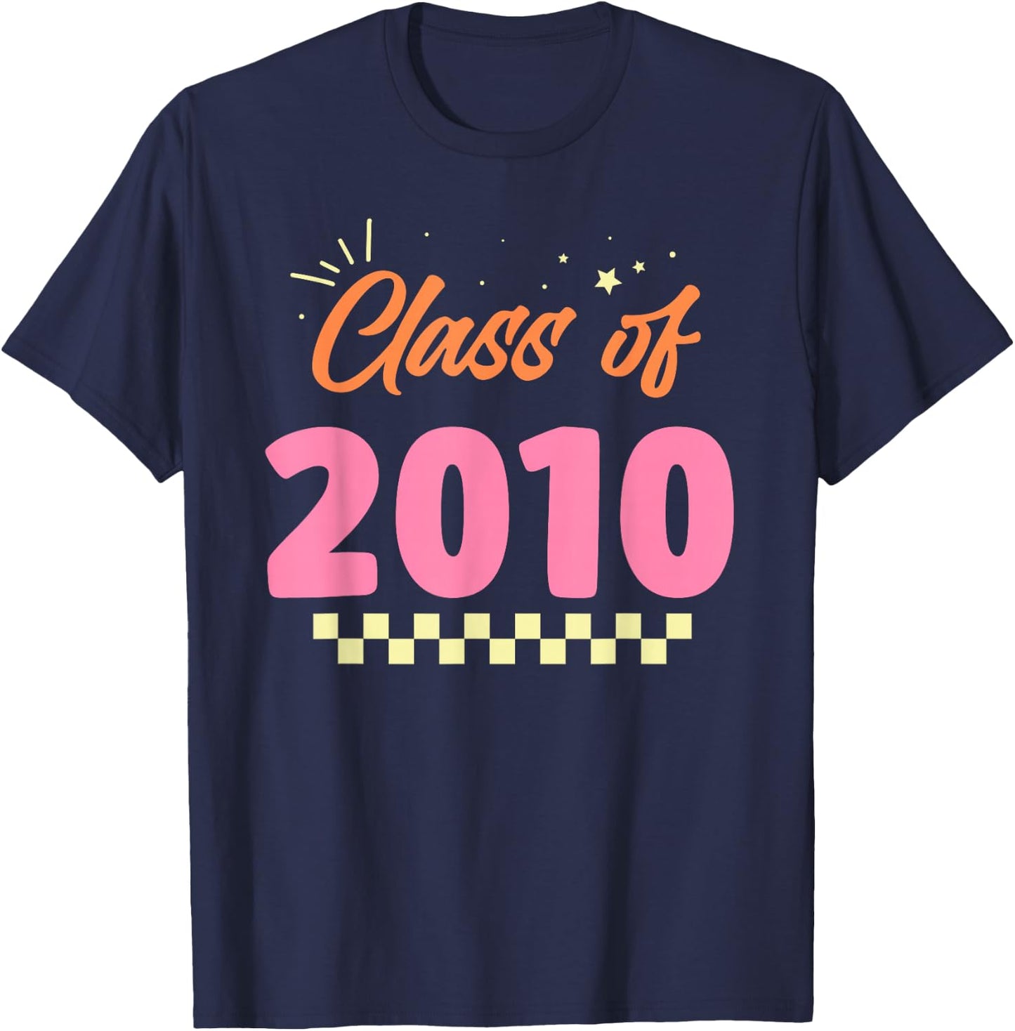 Class Of 2010 Meetup Graduation School Reunion T-Shirt - T-Shirt | Navy