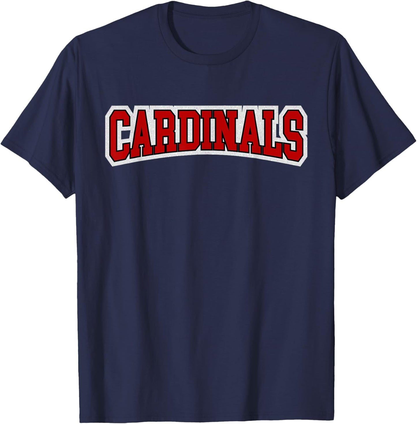 Cardinals School Spirit Game Day Teacher Gift T-Shirt - T-Shirt | Navy