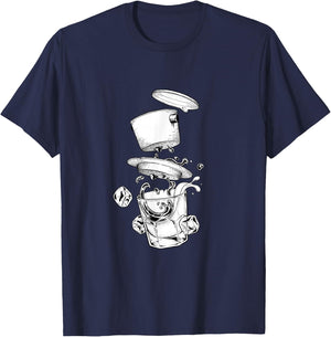 Vietnamese Coffee Art Unique Design Vietnam cafe sua da T-Shirt - T-Shirt | Navy