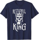 Kettebell Skull Workout Exercise Kettleball Kettlebell King T-Shirt - T-Shirt | Navy