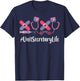 Unit Secretary Valentines Day Women Stethoscope Appreciation T-Shirt - T-Shirt | Navy