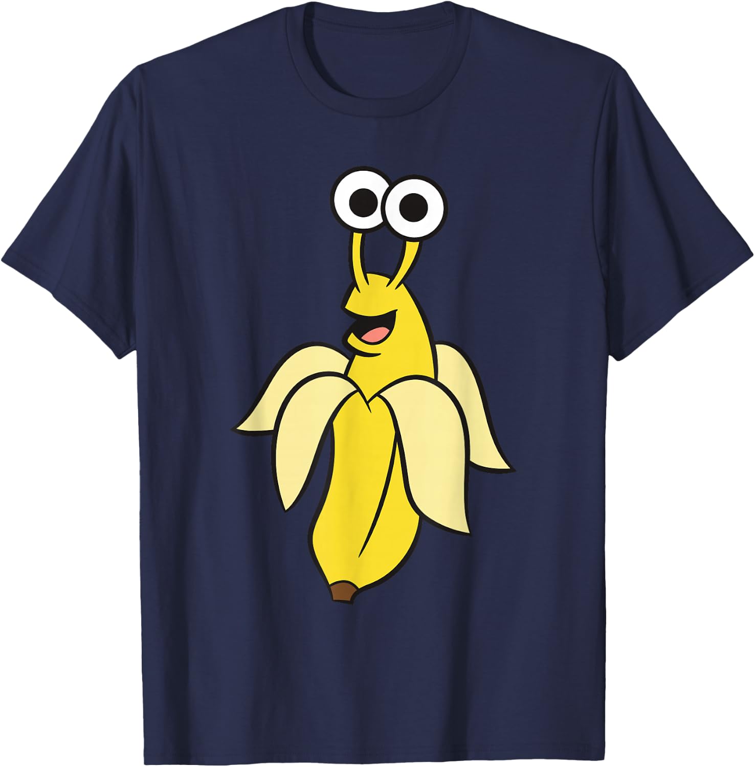 Banana Slug In Banana Kawaii Banana Slug T-Shirt - T-Shirt | Navy