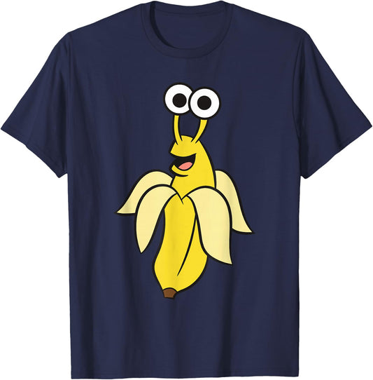 Banana Slug In Banana Kawaii Banana Slug T-Shirt - T-Shirt | Navy