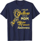 I wear Yellow for my Mom Bone Cancer Awareness T-Shirt - T-Shirt | Navy