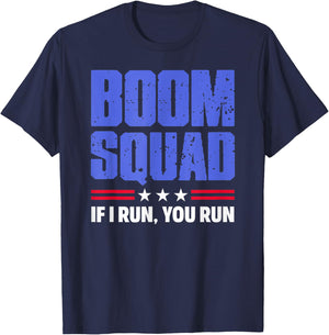 BOOM SQUAD Fireworks Director Shirt 4th of July Gift T-Shirt - T-Shirt | Navy