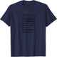 Jane Austen Pride and Prejudice Locations T-Shirt - T-Shirt | Navy
