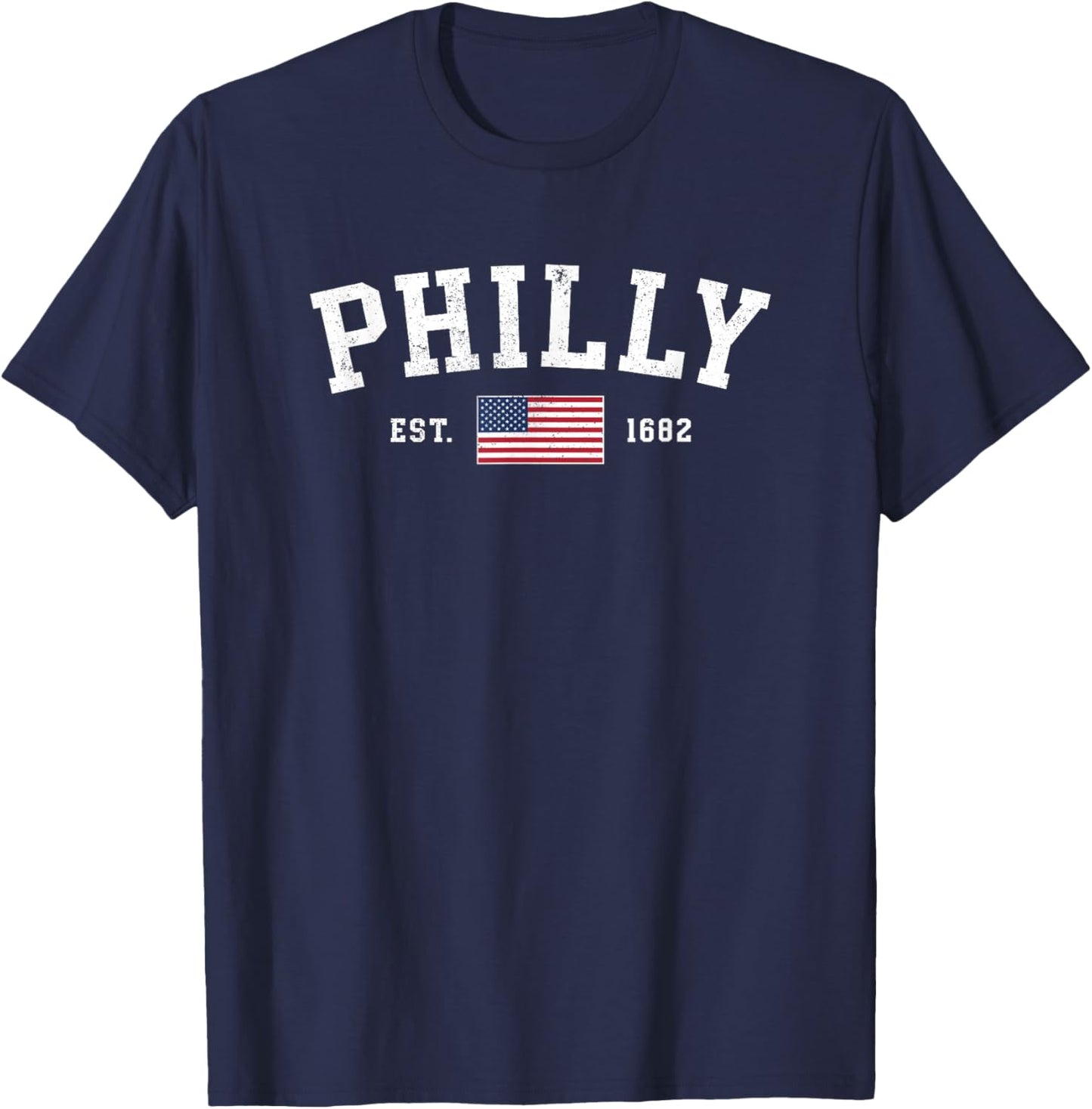 Philadelphia Pennsylvania July 4th Patriotic Philly Souvenir Kids Men T-Shirt - T-Shirt | Navy