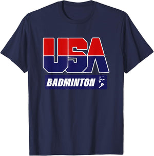 Badminton 2021 USA T-Shirt - T-Shirt | Navy