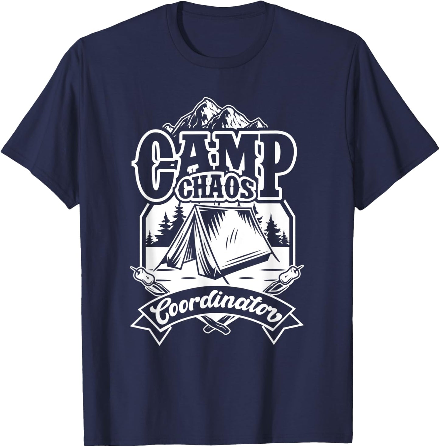 Funny Camp Chaos Counselor Director Shirt Men Women T-Shirt - T-Shirt | Navy