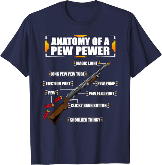 Sporting Clays - Clay Sport Meme - Funny Trap Shooting T-Shirt - T-Shirt | Navy